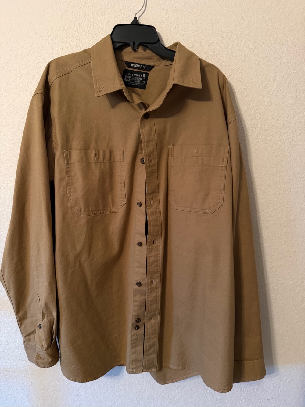 Carhartt Rugged Flex Tan/Brown Relaxed Fit Jacket